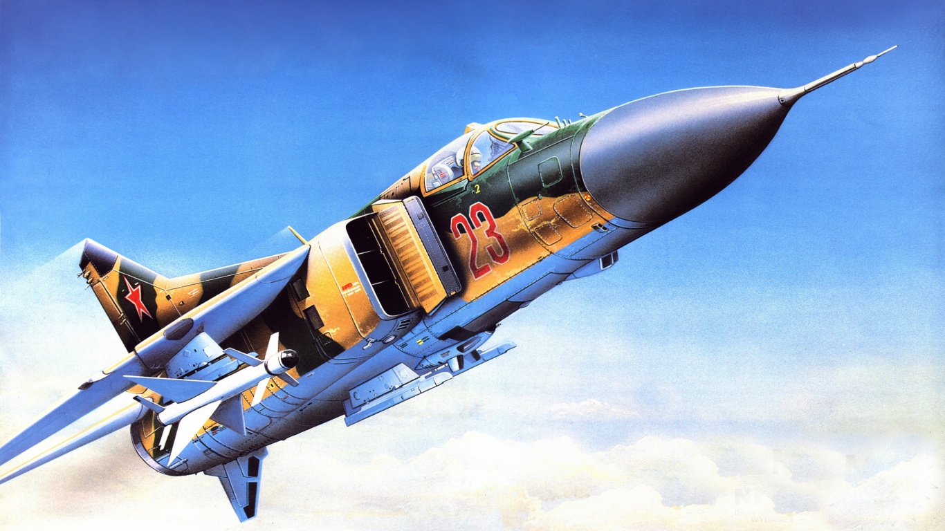 Painting Fighter MiG-23