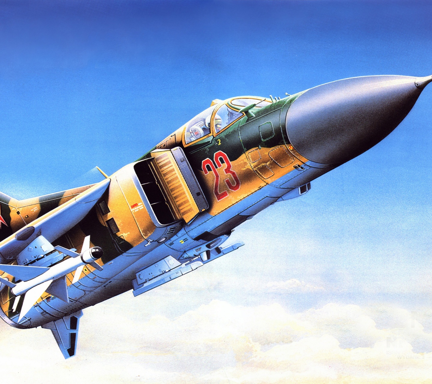 Painting Fighter MiG-23