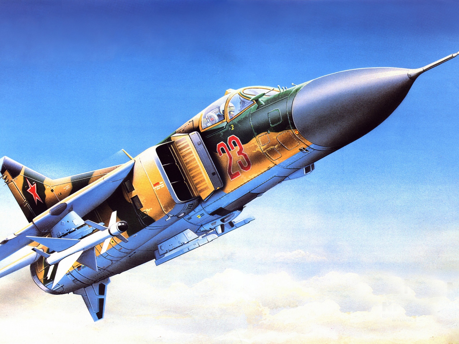 Painting Fighter MiG-23