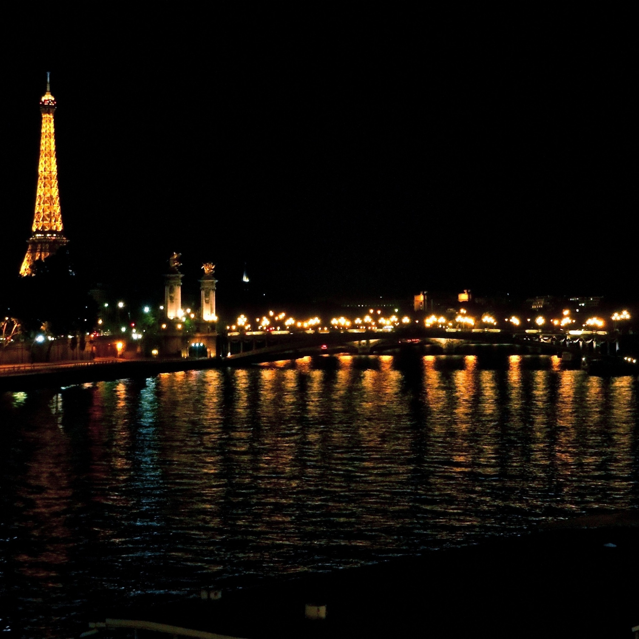 Paris France River Bridge Pont Alexandre Iii Eiffel Tower