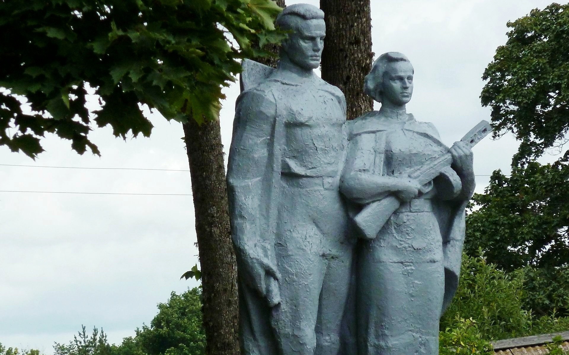 Partisans Sculpture Ahremovtsy Belarus