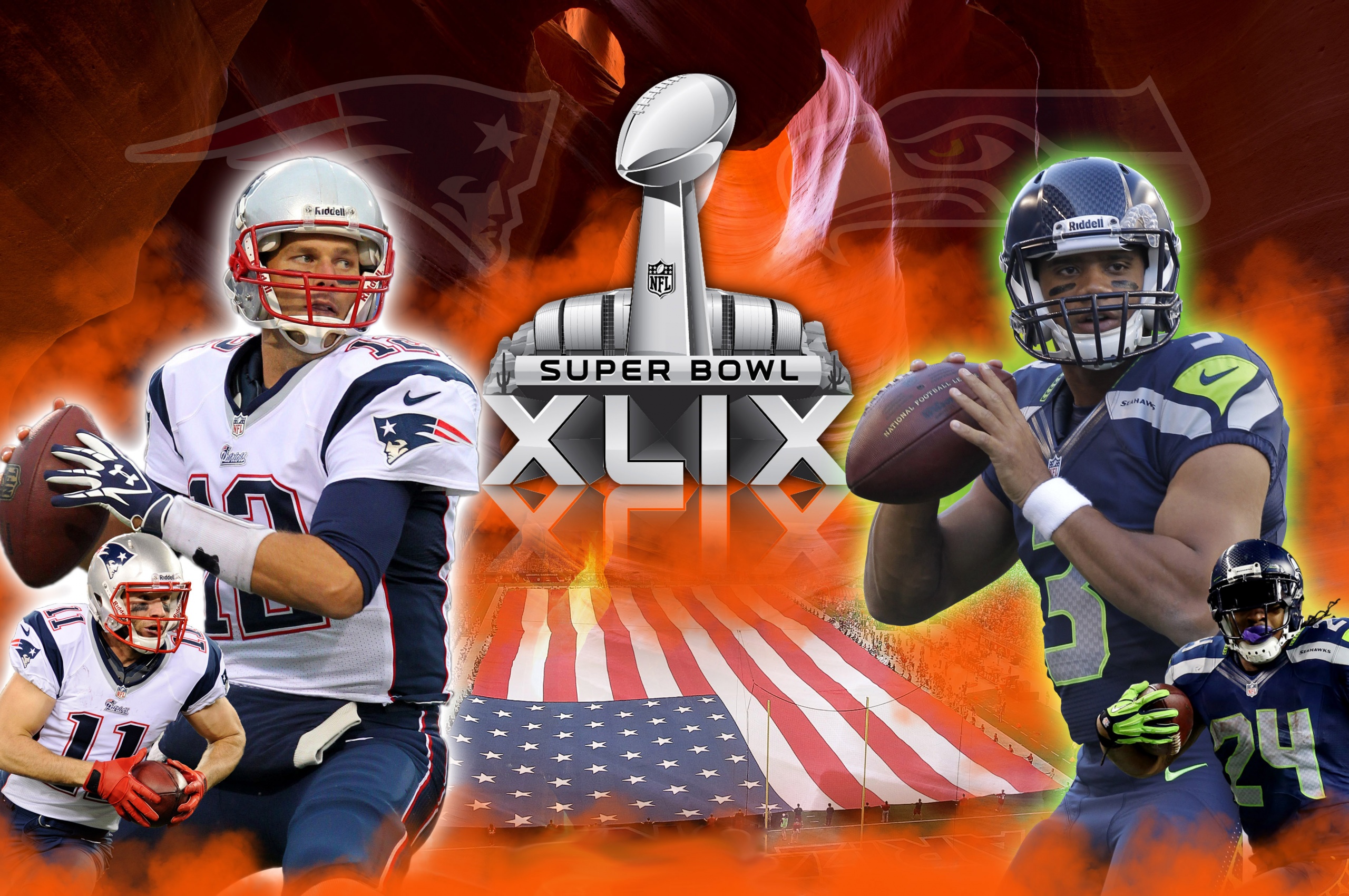 Patriots Vs Seahawks XLIX Super Bowl