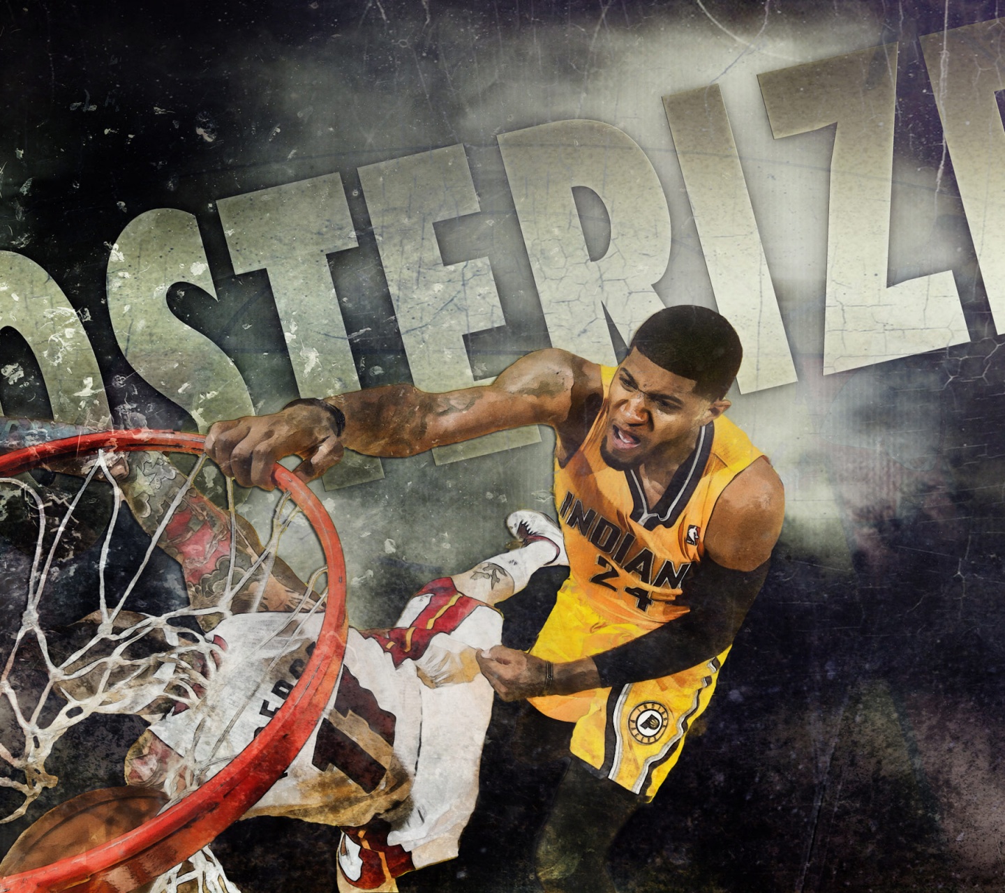 Paul George Dunk Posterized