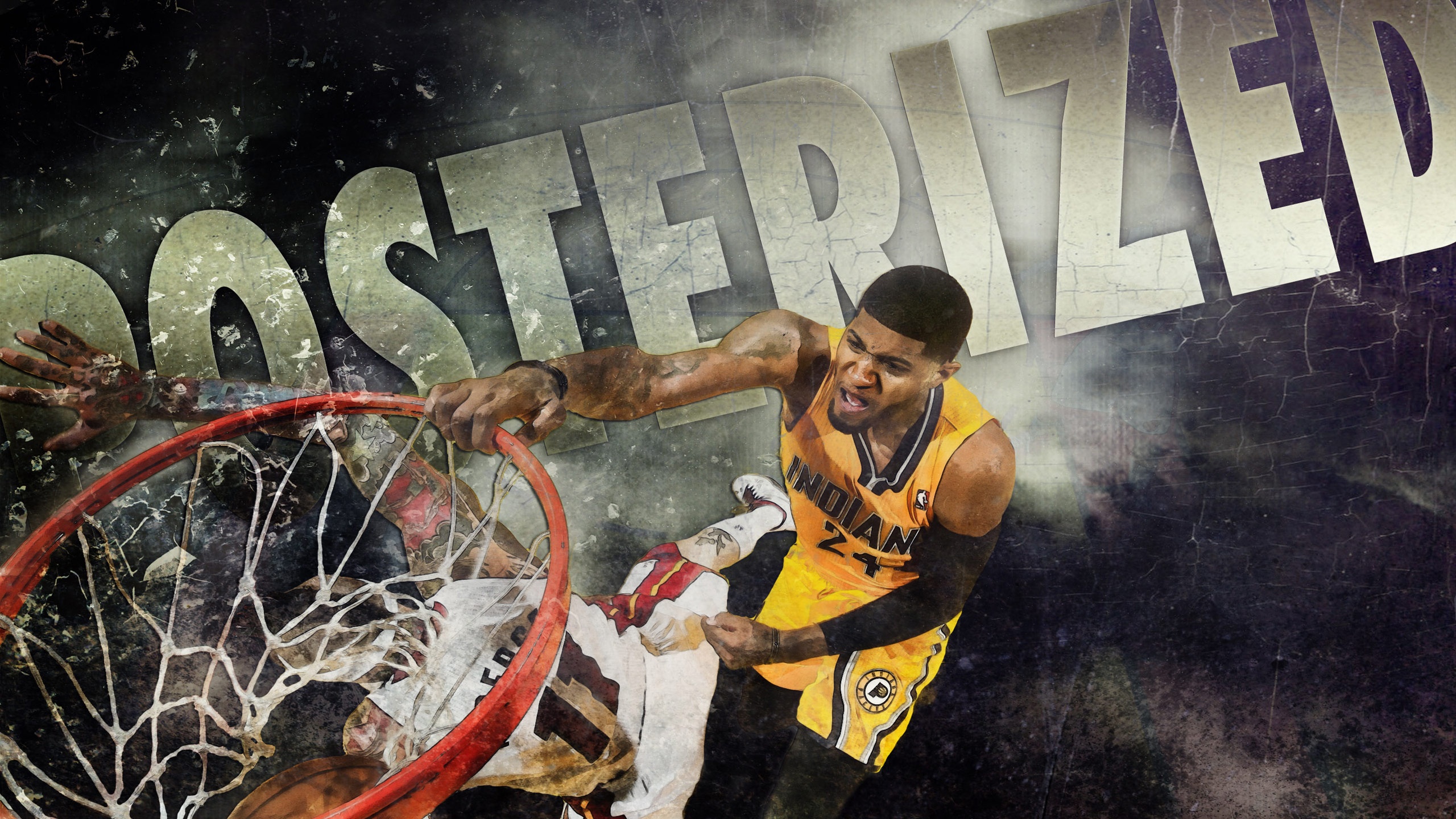 Paul George Dunk Posterized