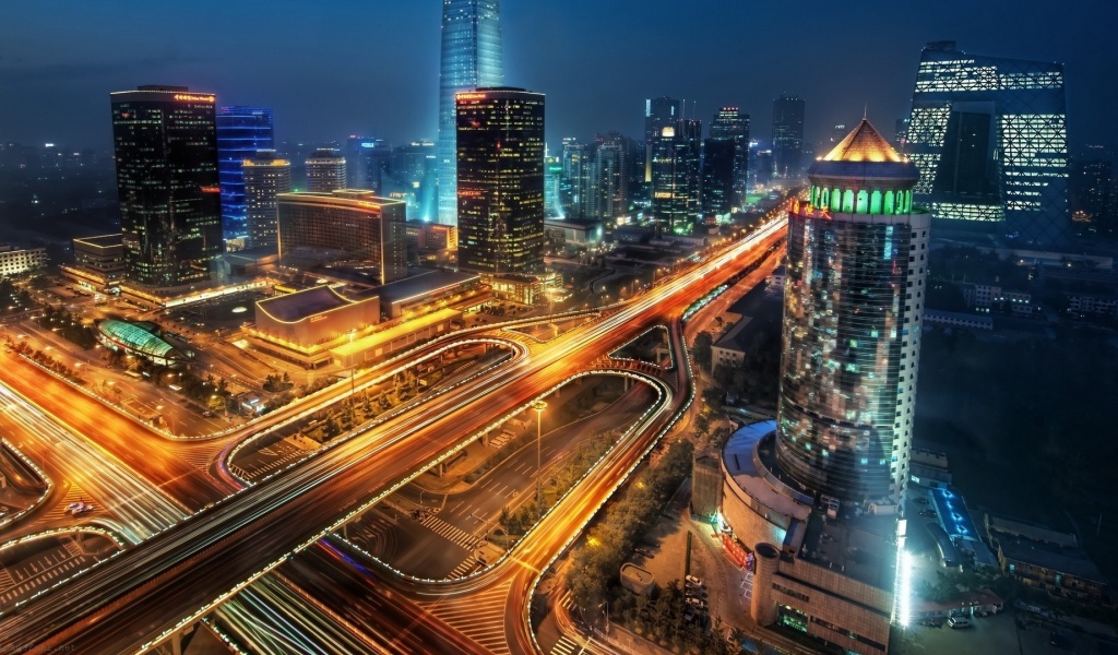 Peking Road Sky Skyscrapers City Landscape