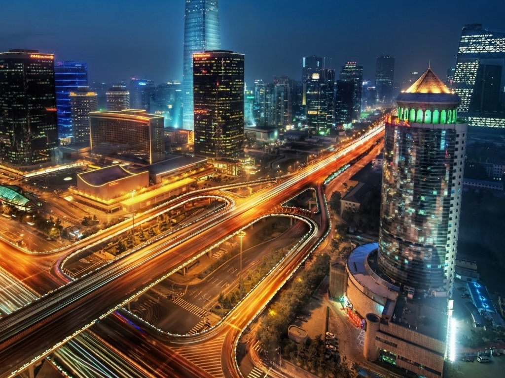 Peking Road Sky Skyscrapers City Landscape