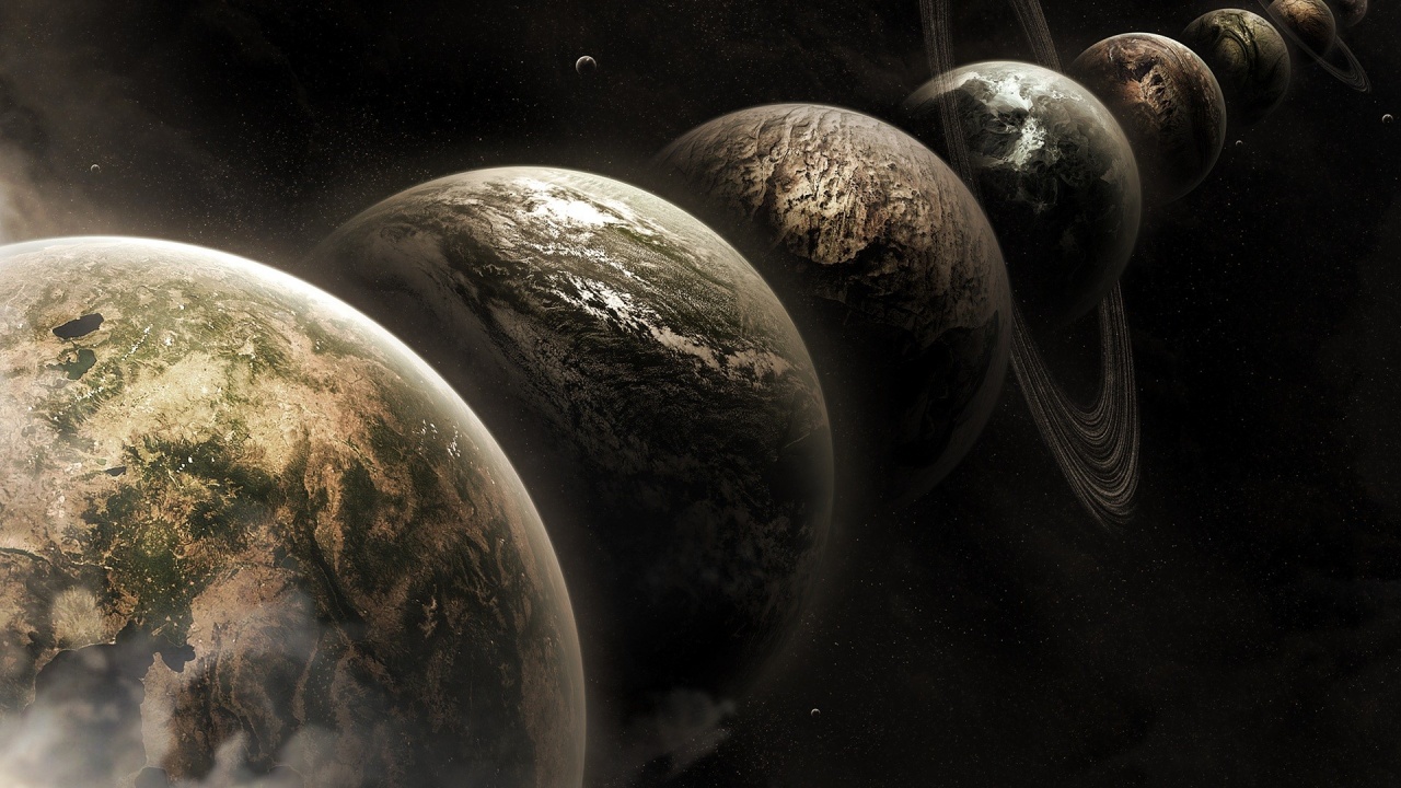 Planets Outer Space Art