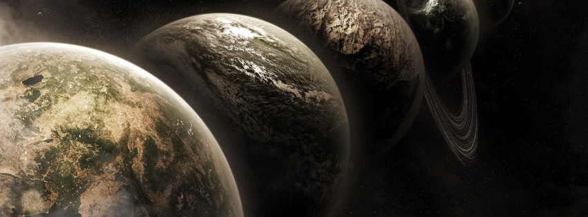 Planets Outer Space Art