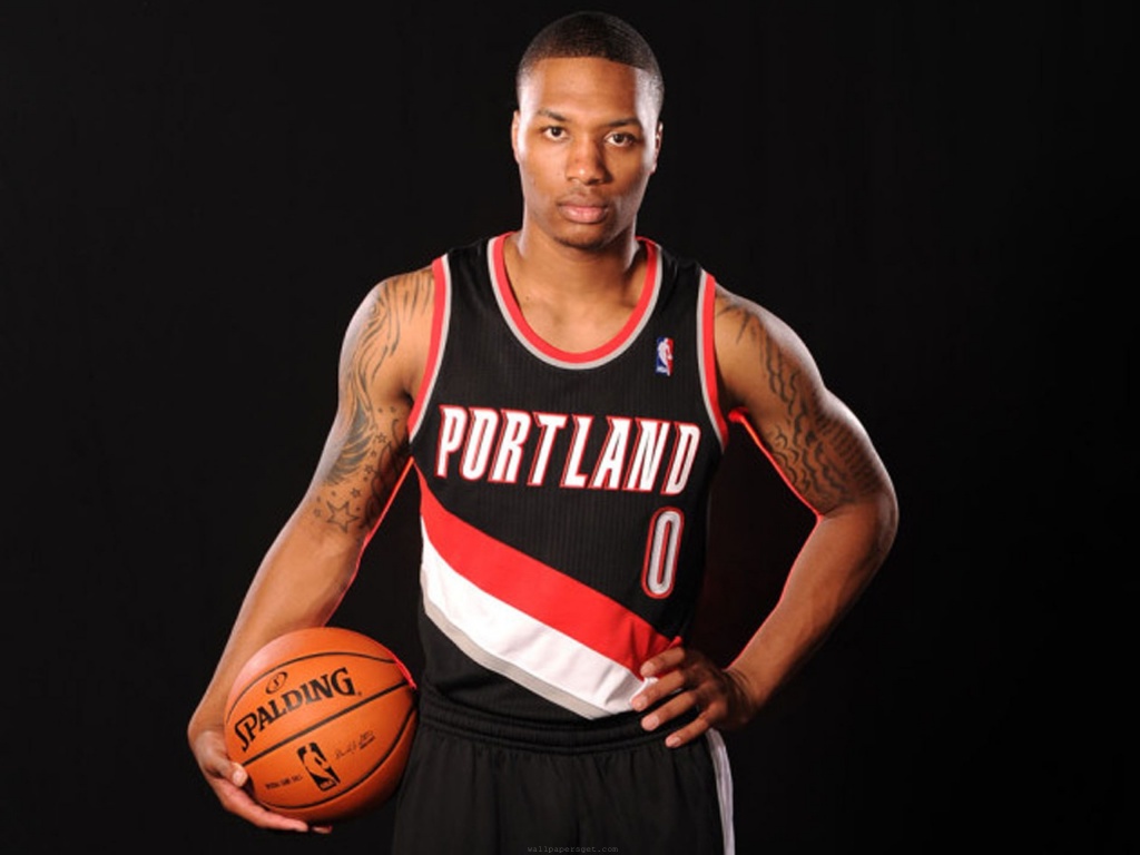 Portland Trail Blazers Nba American Basketball Rookie Damian Lillard