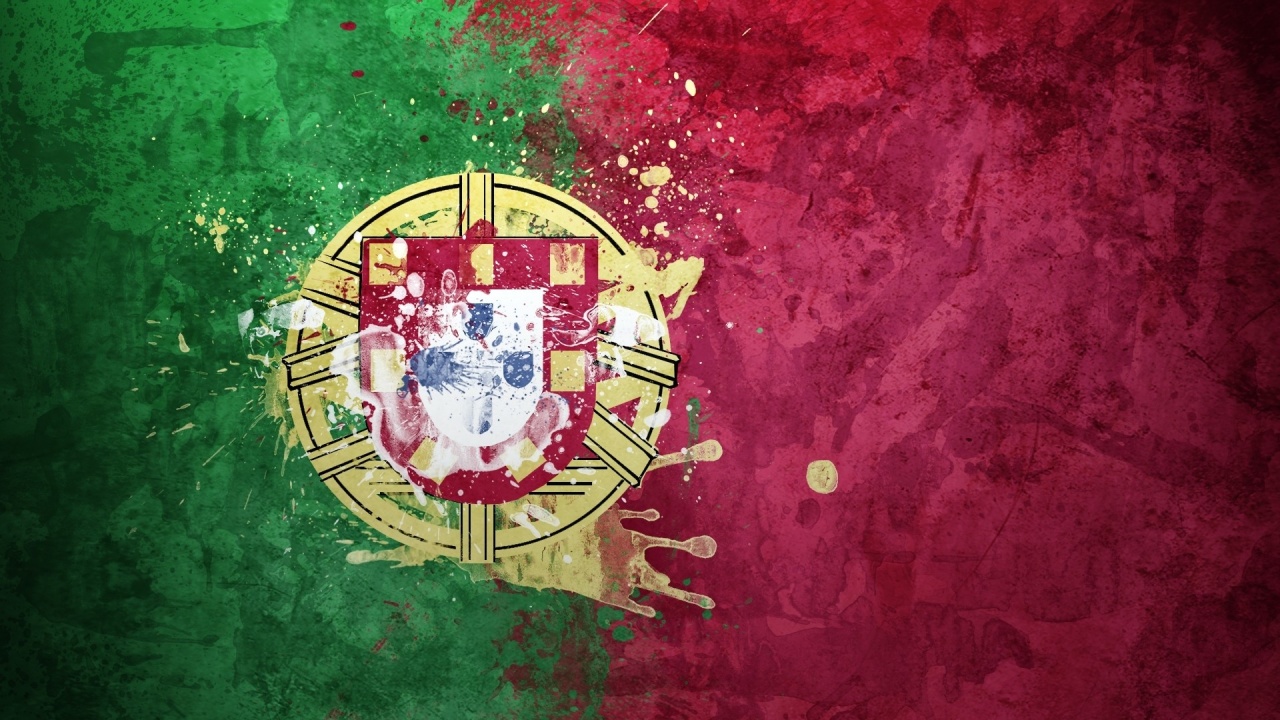 Portugal Flag Coat Of Arms Republic Background Texture Symbolism