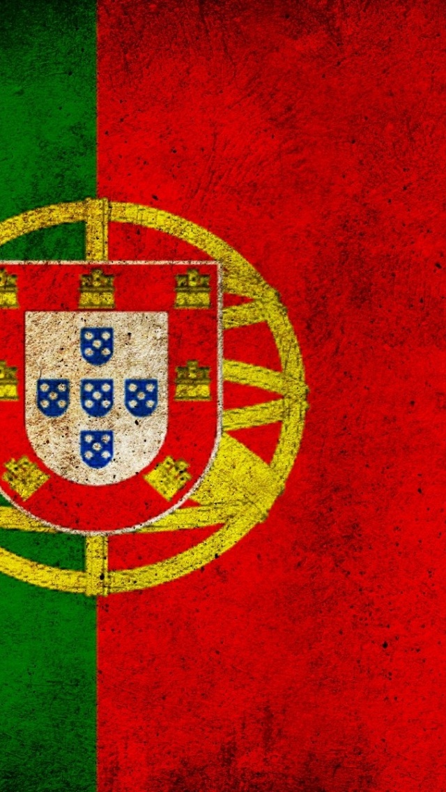 Portugal Flag Stripes Colors Dirt