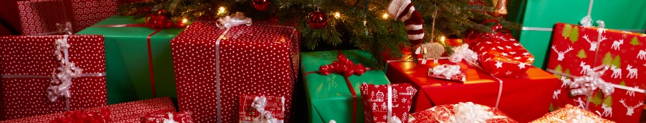 Presents Under Christmas Tree