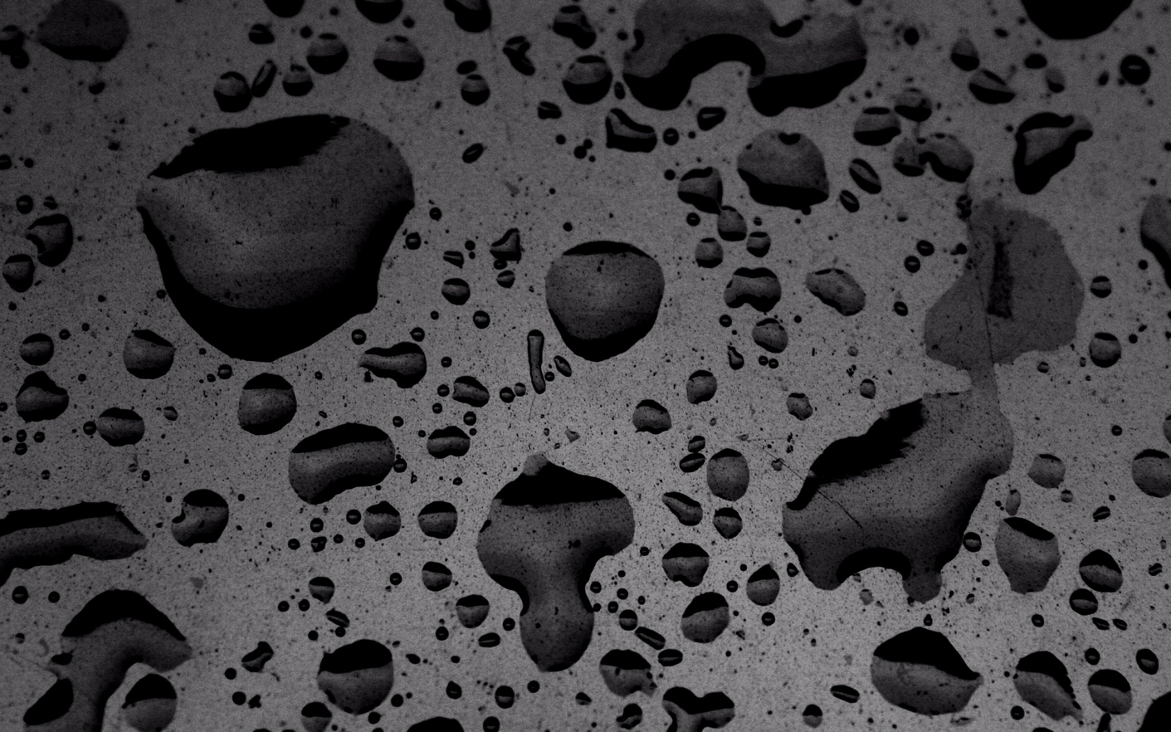 Puddled Water On Speckled Surface Texture