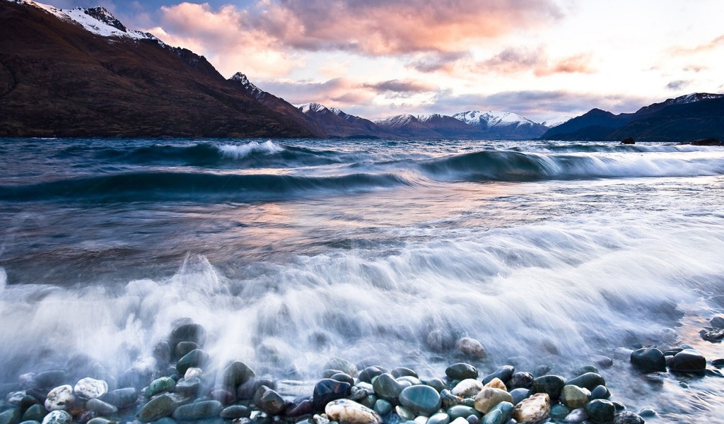 Queenstown Sunsetsunset Near Queenstown New Zealand