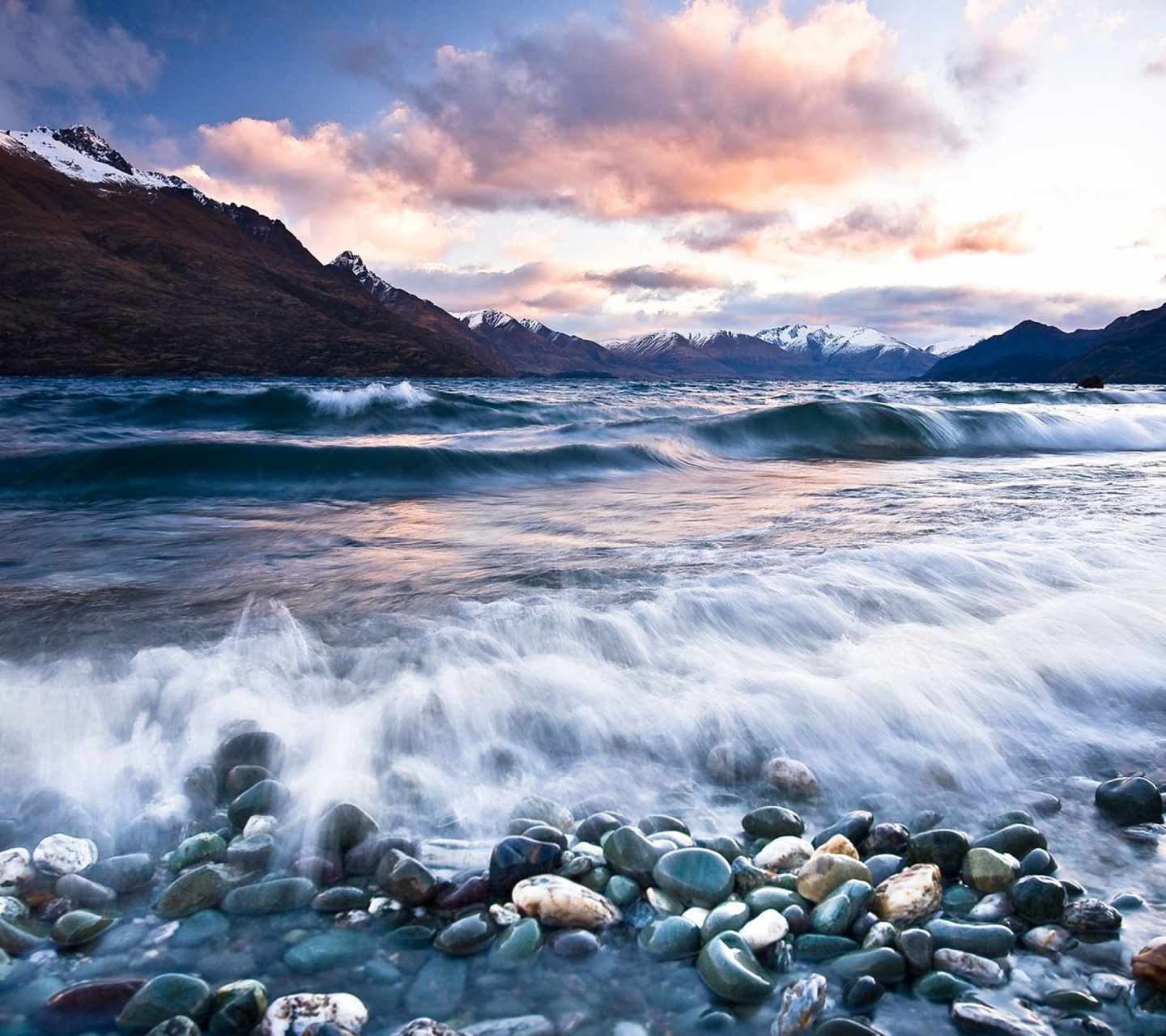 Queenstown Sunsetsunset Near Queenstown New Zealand