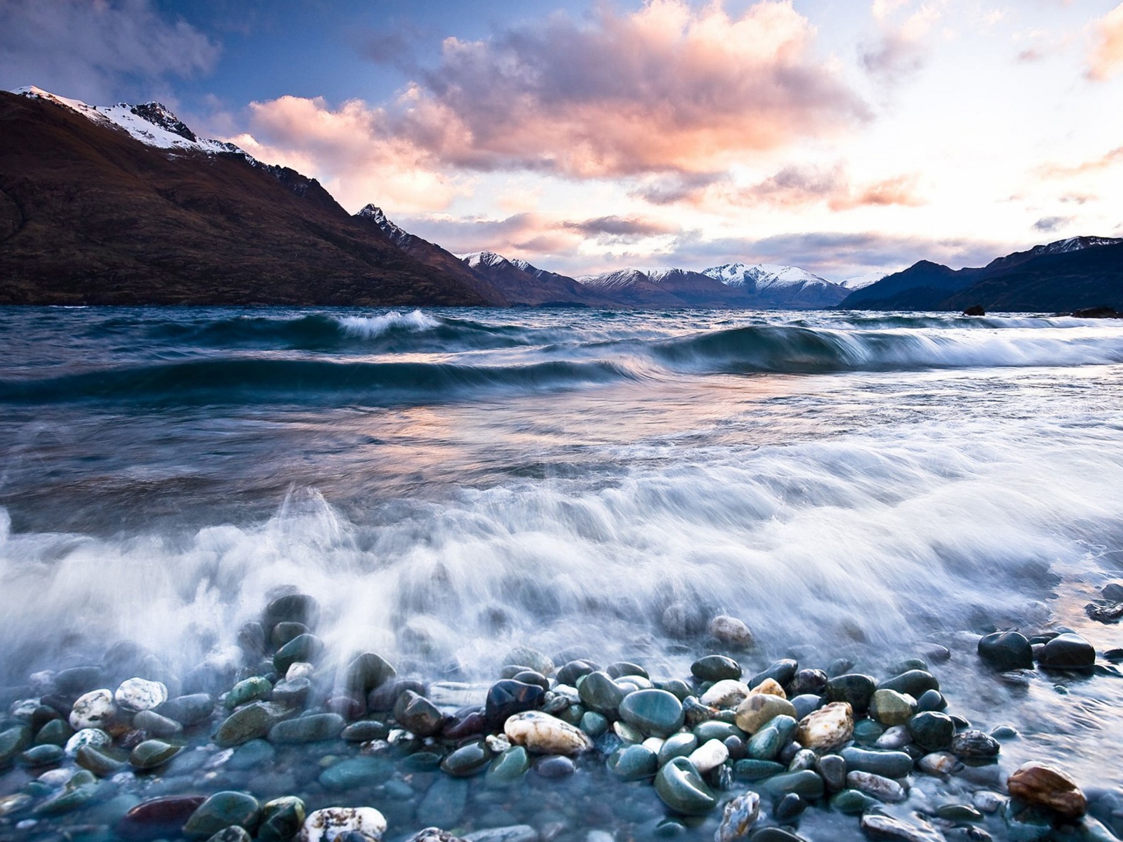 Queenstown Sunsetsunset Near Queenstown New Zealand