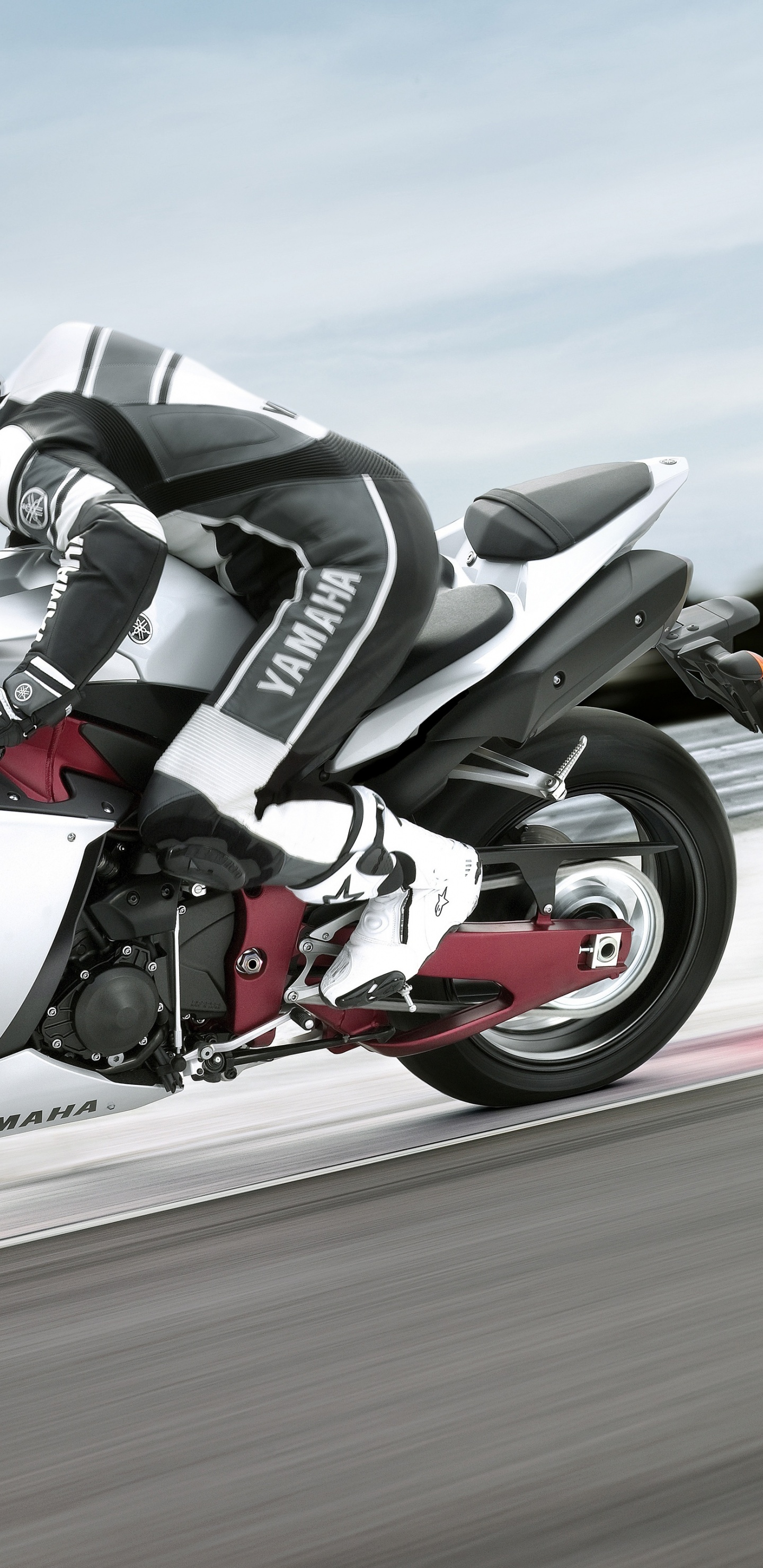 Racing On A Yamaha YZF-R1