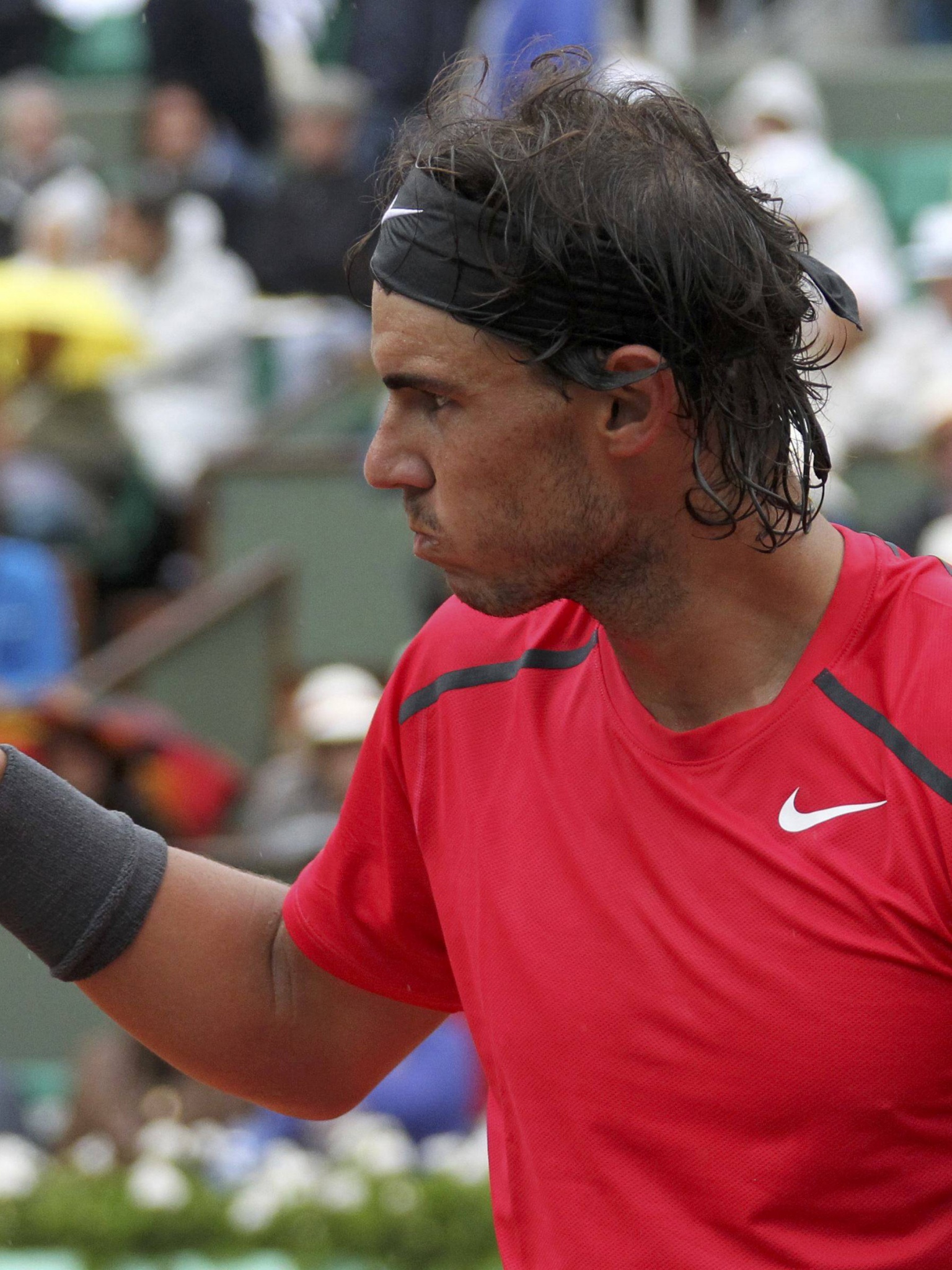 Rafael Nadal Gives Thumbs Up