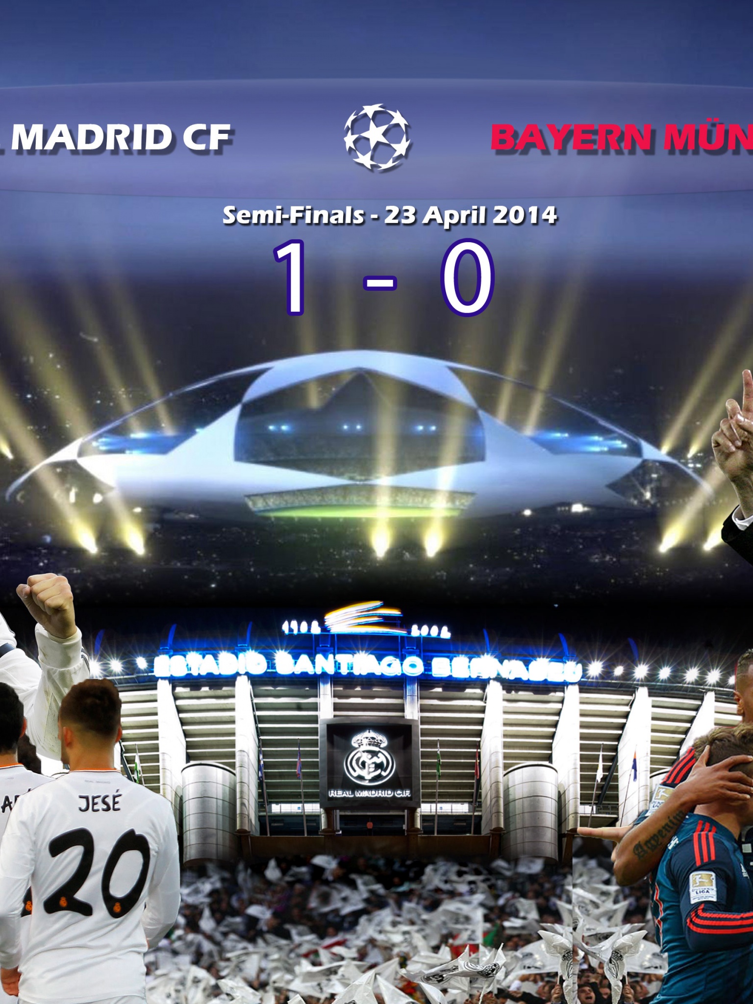 Real Madrid CF Vs FC Bayern Munchen