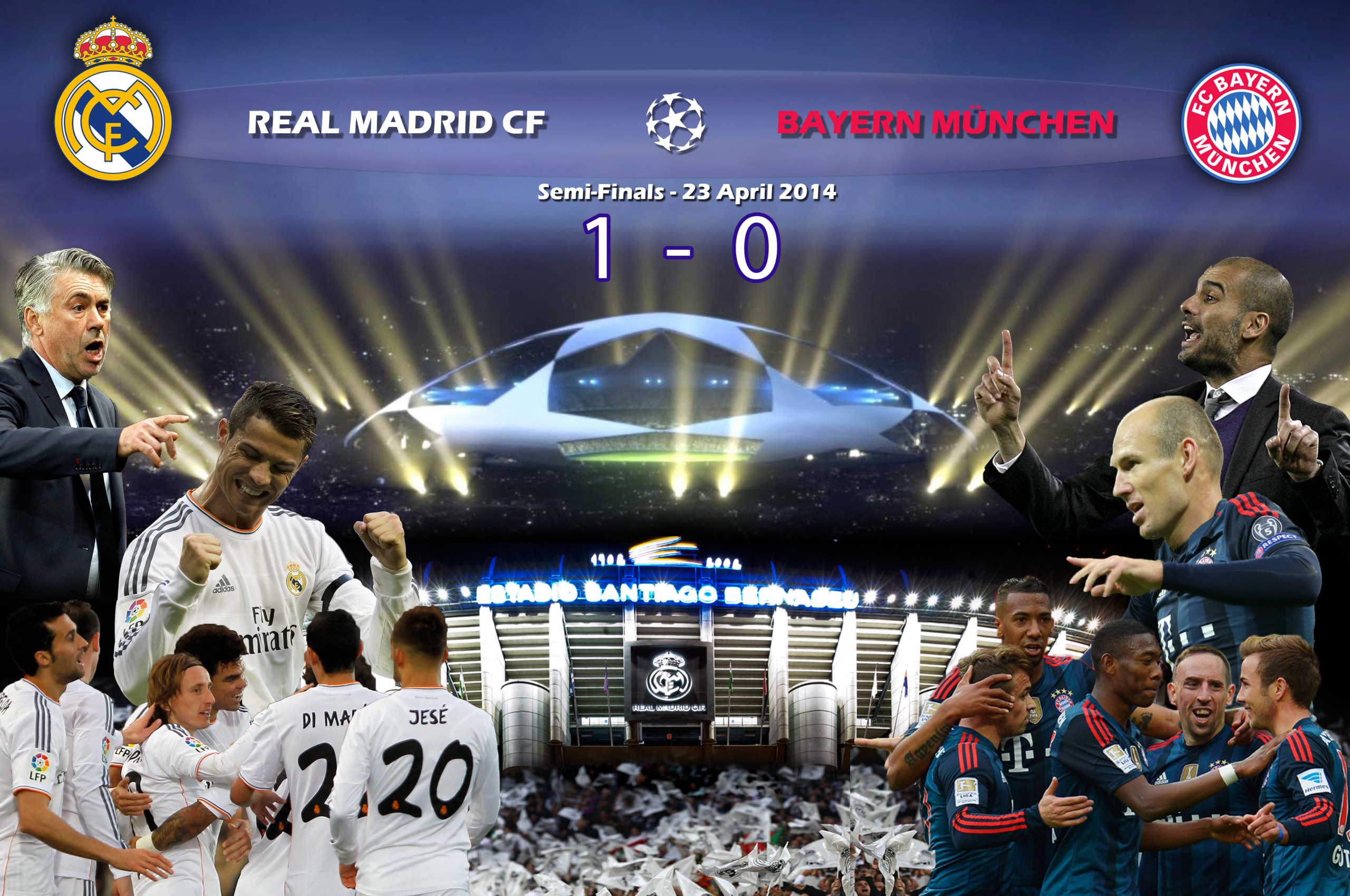 Real Madrid CF Vs FC Bayern Munchen