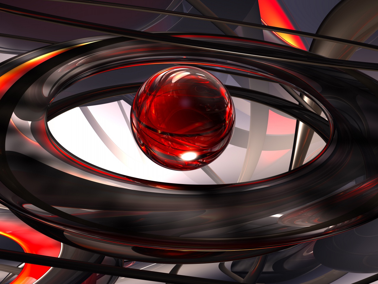 Red And Black Orb