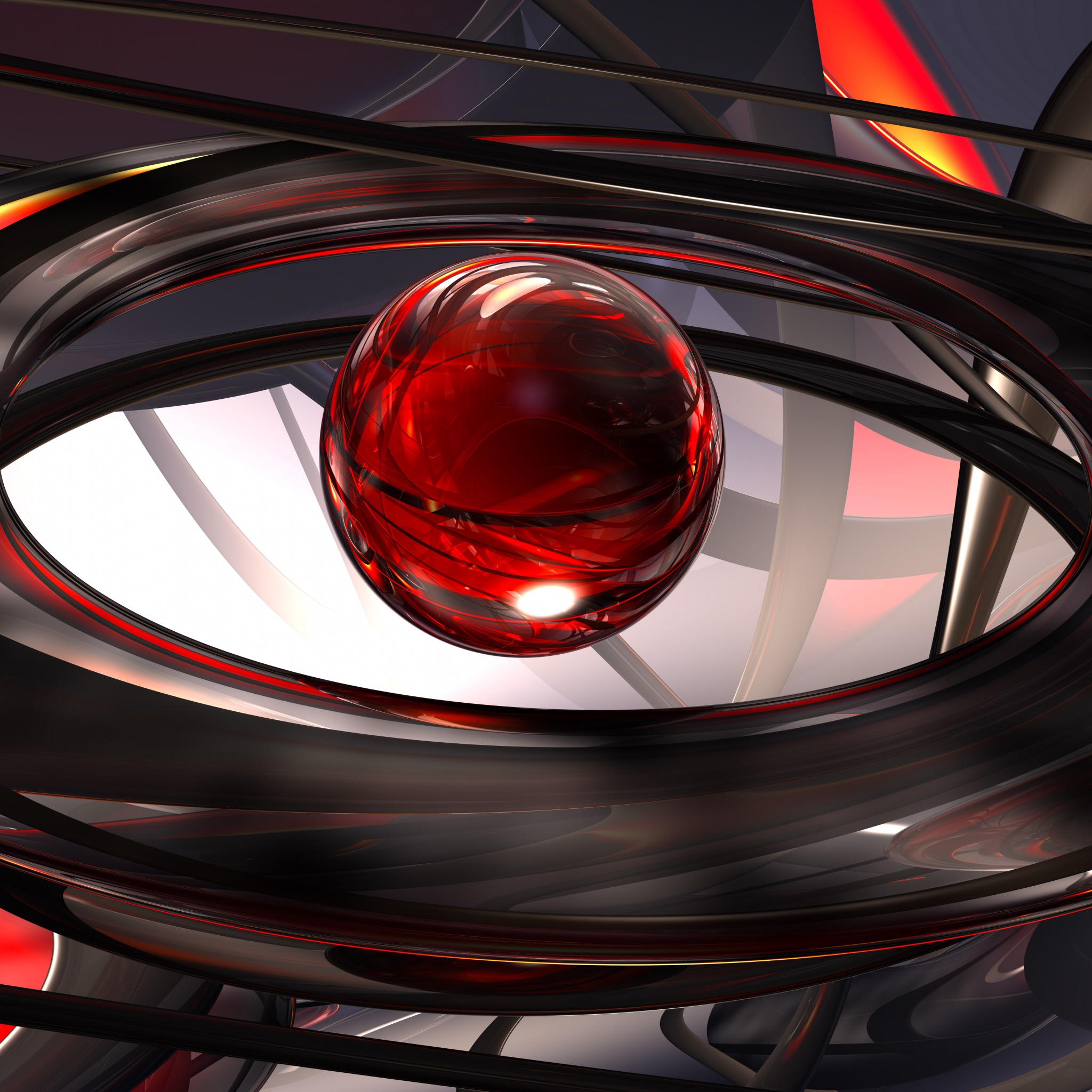 Red And Black Orb