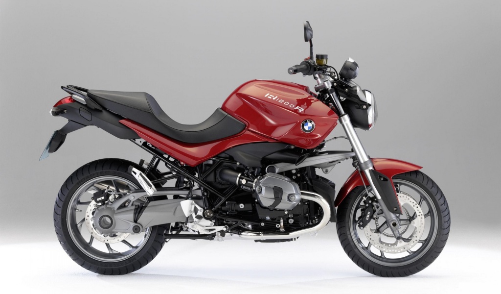 Red BMW R1200R