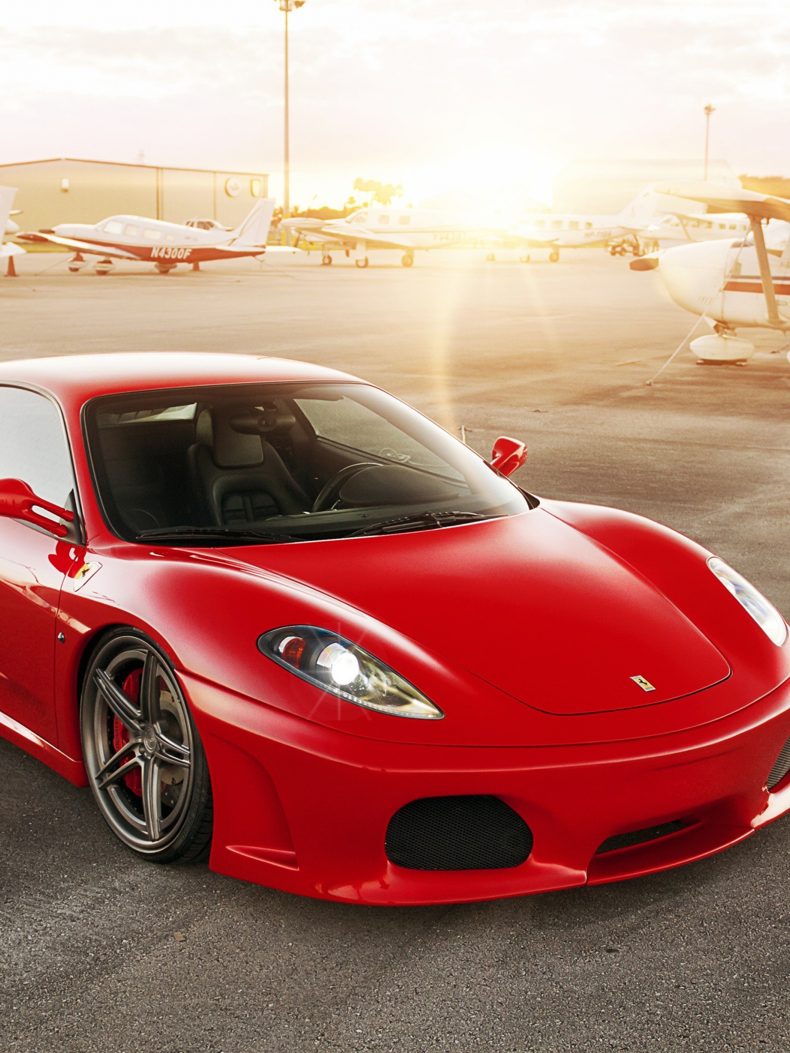 Red Ferrari 430 Scuderia