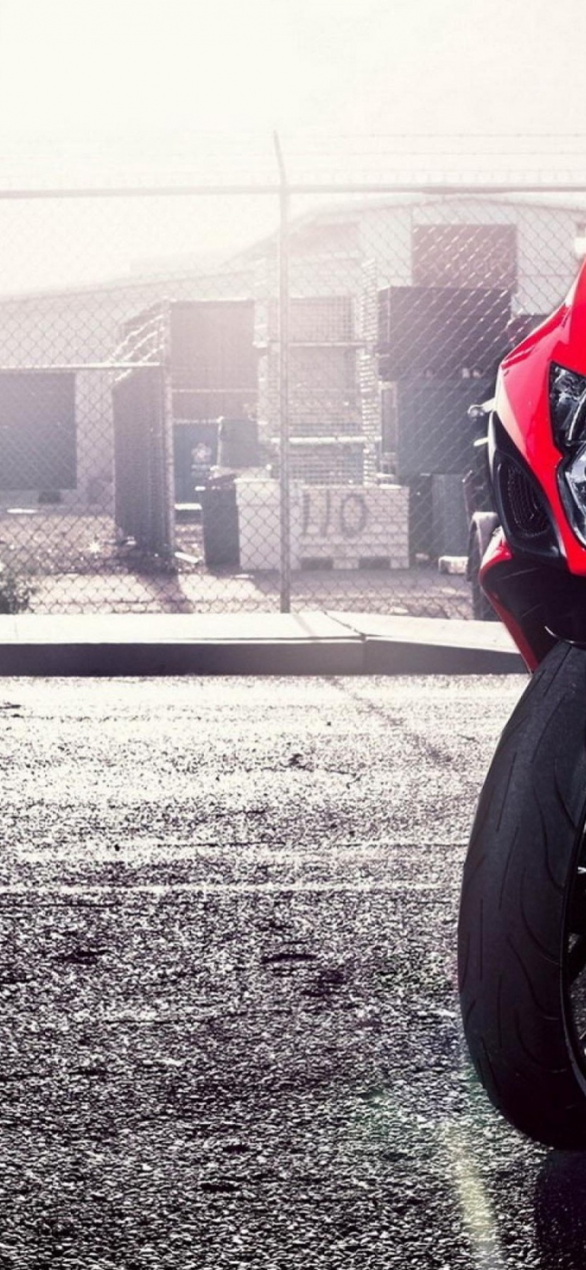 Red Suzuki GSX Sports Bike