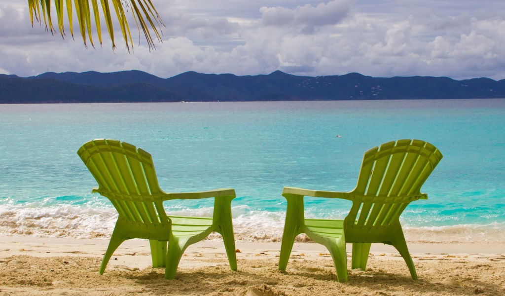 Resting On The Beach