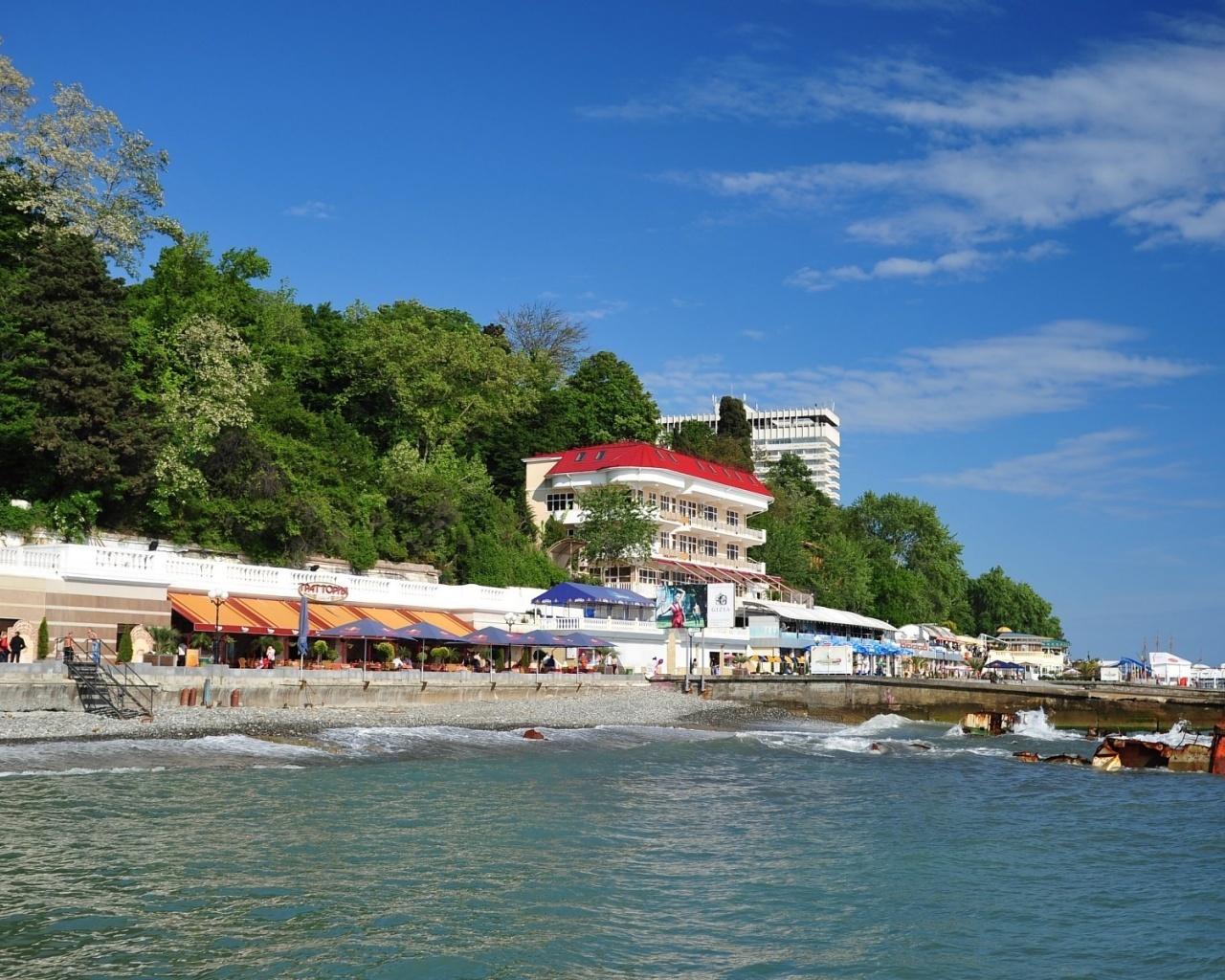 Russia Sochi Sea Building