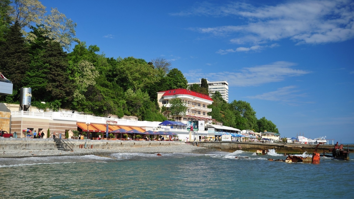 Russia Sochi Sea Building