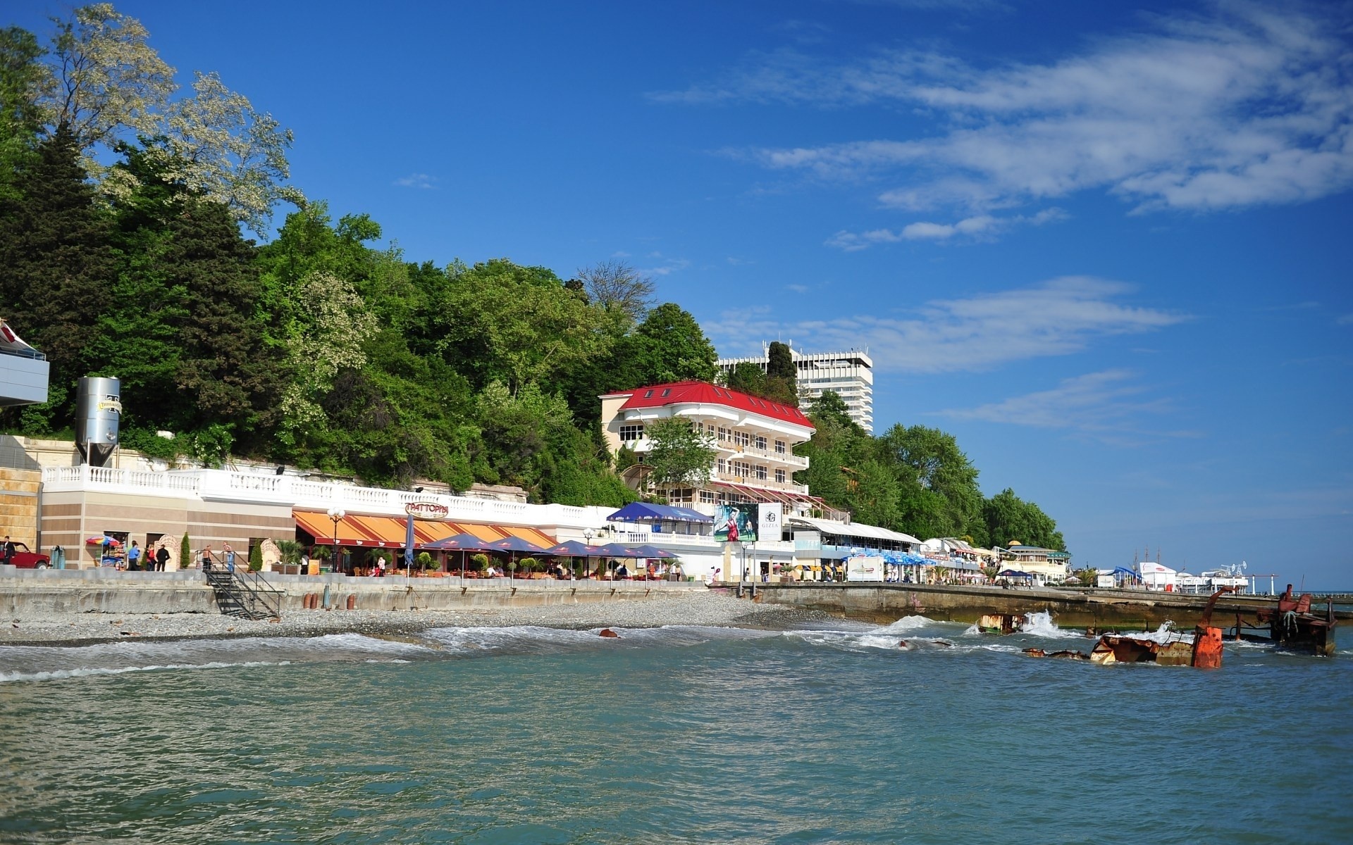 Russia Sochi Sea Building