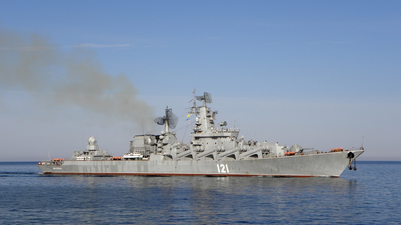 Russian Missile Cruiser Moskva