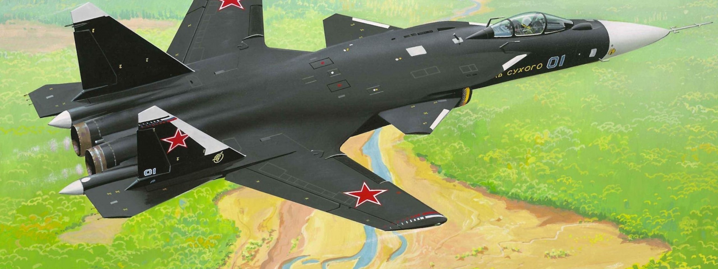 Russian Su-47 Berkut Fighter