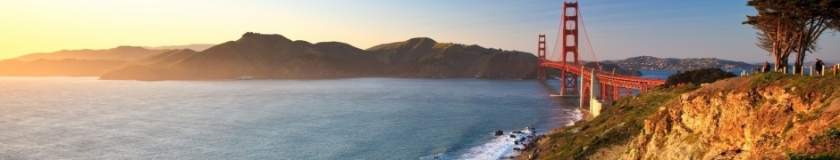 San Francisco Type City Road Golden Gate Bridge Landscape