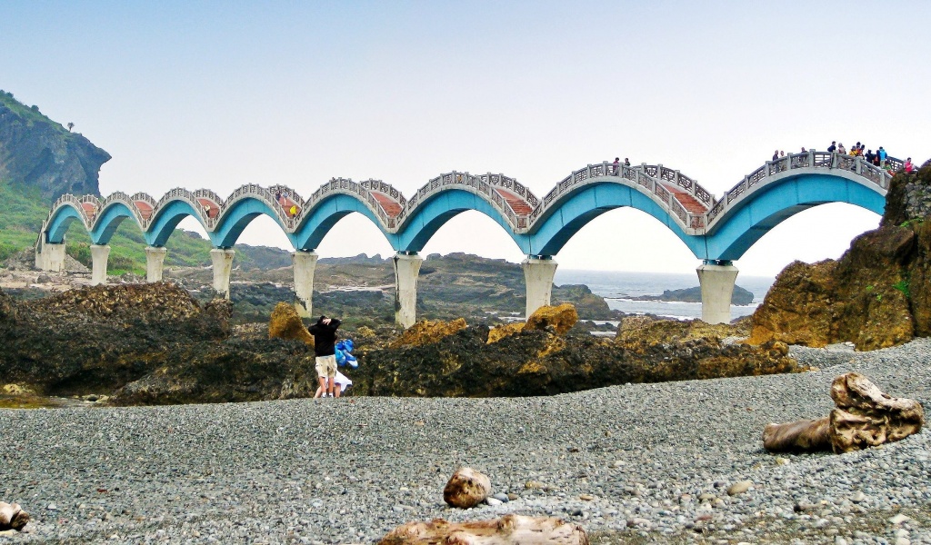 Sanxiantai Bridge Taitung Chenggong Township Taitung County Taiwan