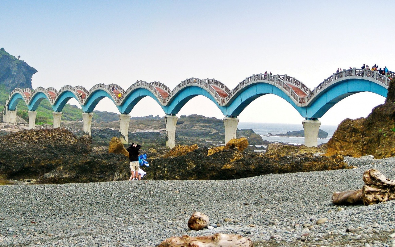 Sanxiantai Bridge Taitung Chenggong Township Taitung County Taiwan