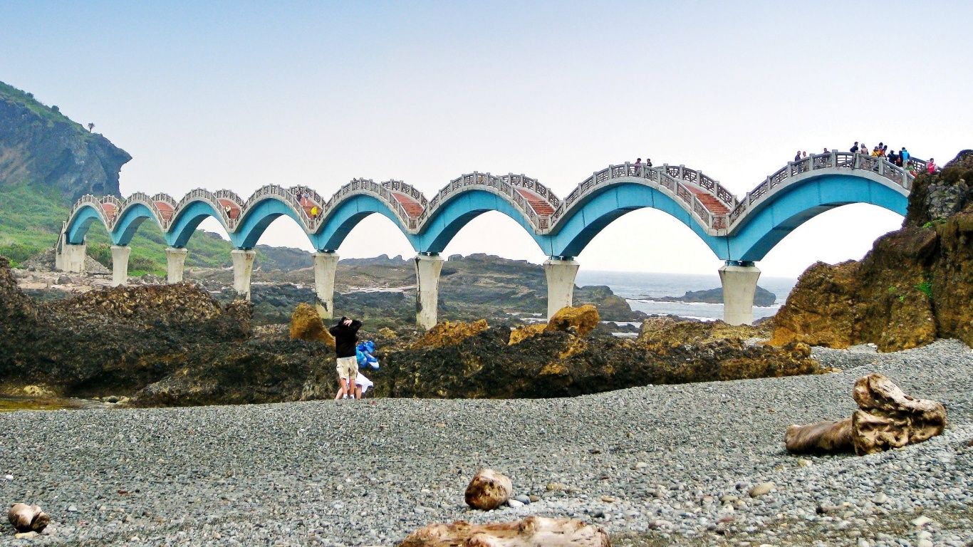 Sanxiantai Bridge Taitung Chenggong Township Taitung County Taiwan