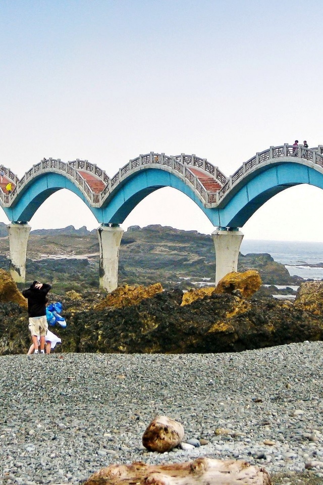 Sanxiantai Bridge Taitung Chenggong Township Taitung County Taiwan