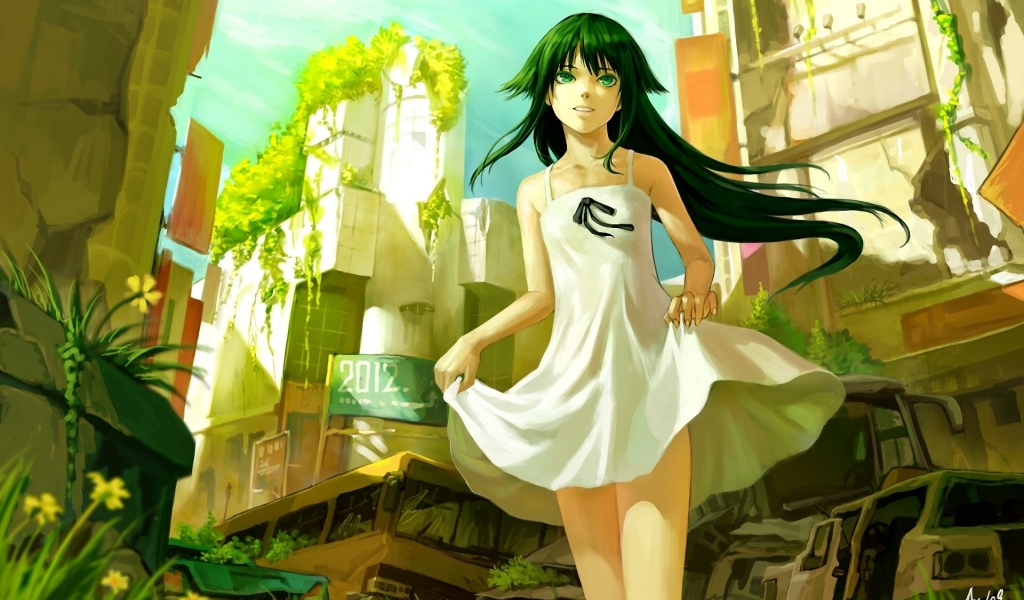 Saya No Uta Saya White Skirt Anime