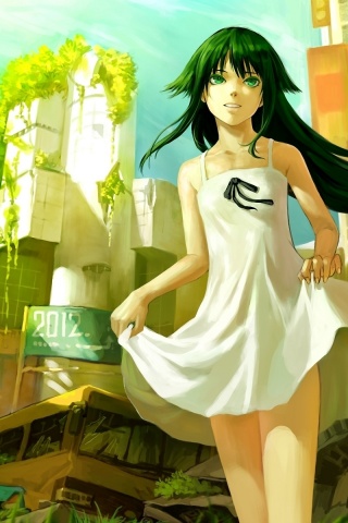 Saya No Uta Saya White Skirt Anime