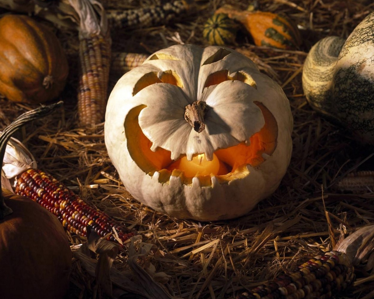 Scary Halloween Pumpkin Face