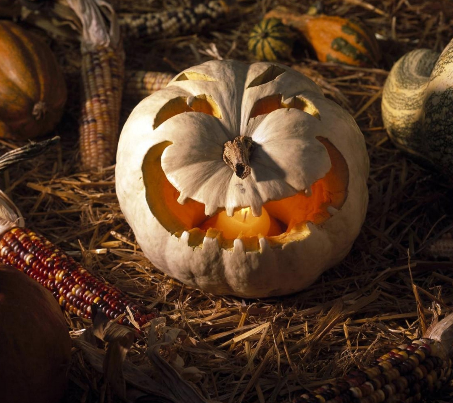 Scary Halloween Pumpkin Face