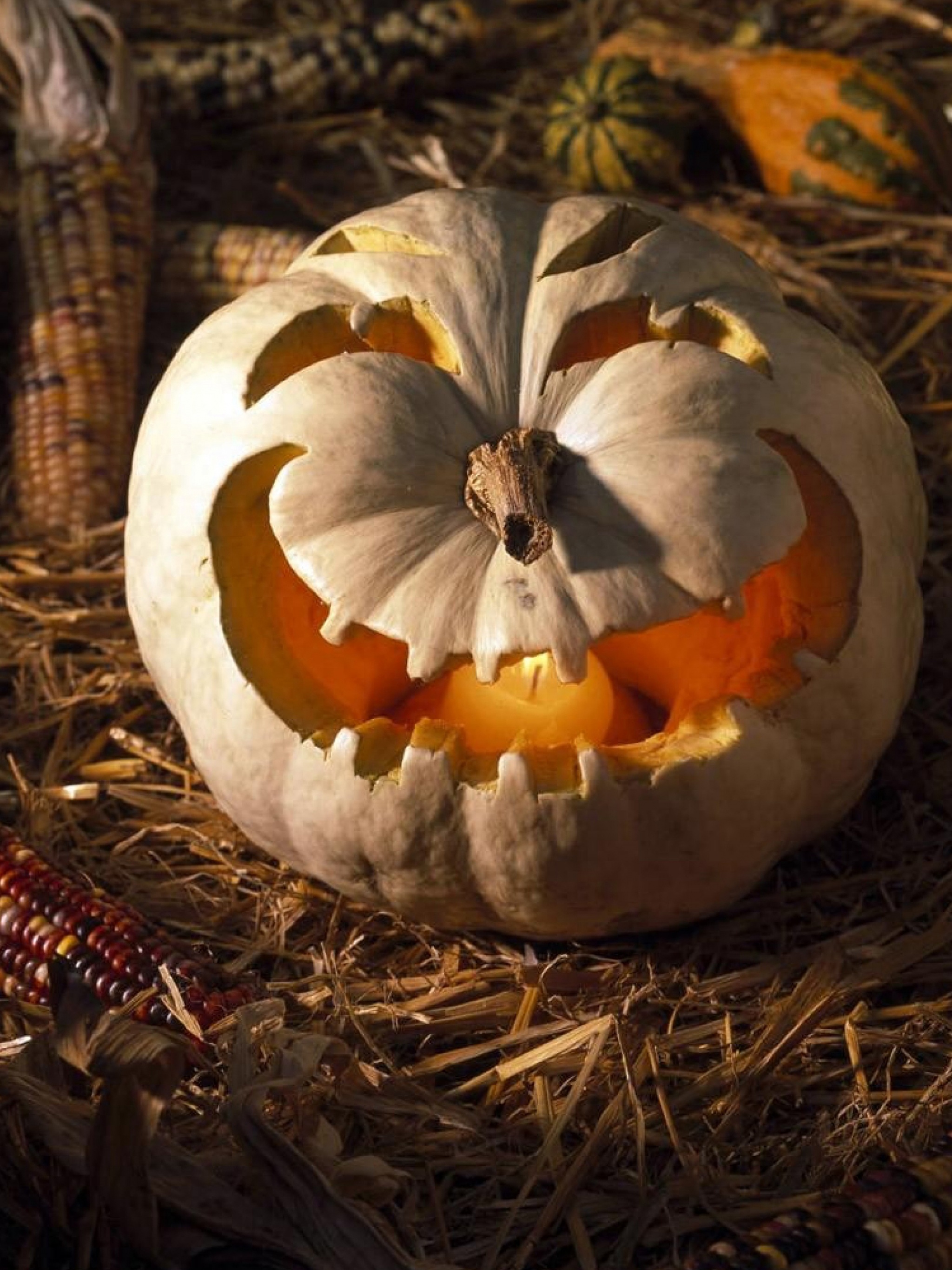 Scary Halloween Pumpkin Face