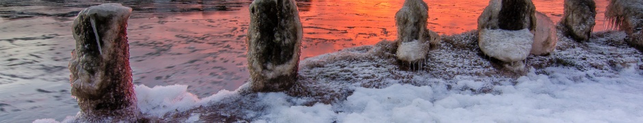 Sea Winter Sunrises Ice Snow Nature