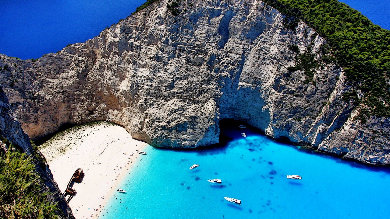 Sea Zakinthos Elation Lonian Lslands Greece Nature Landscapes