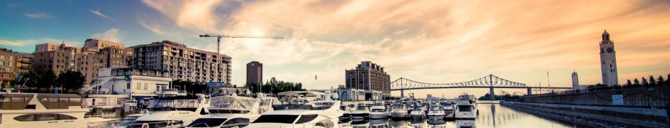 Seaport Parked Yacht Bridge Sunset Evening Screen Landscapes