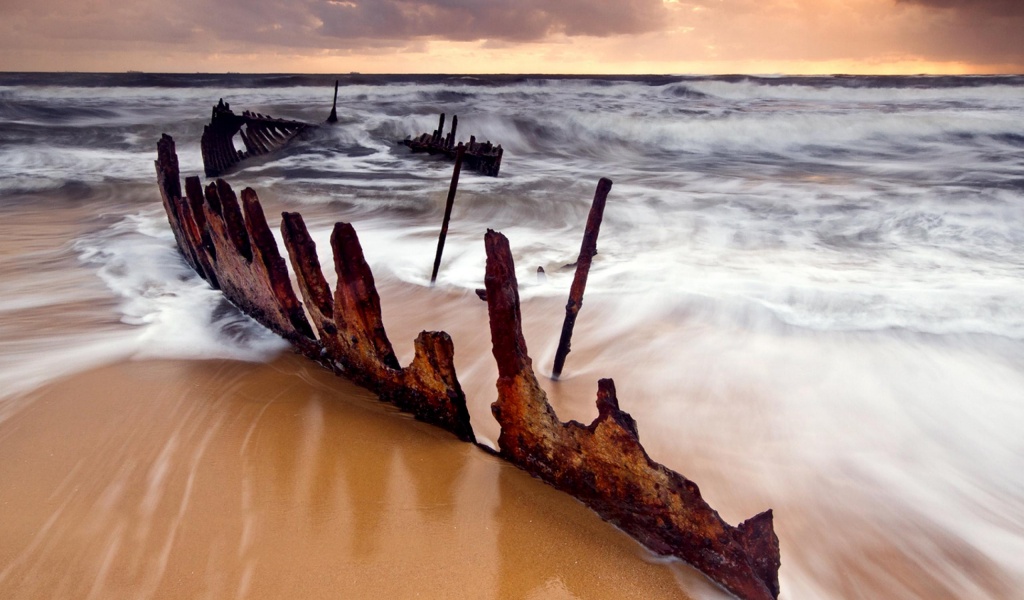 Seascape Beach Wave Nature Landscapes