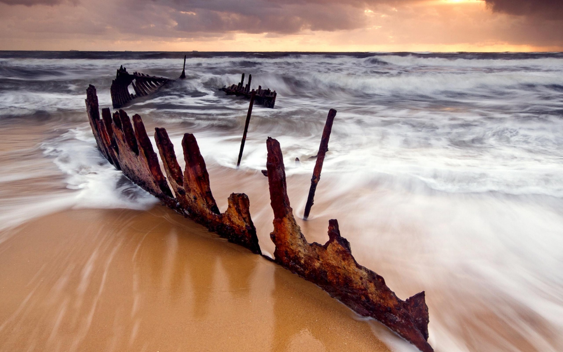 Seascape Beach Wave Nature Landscapes